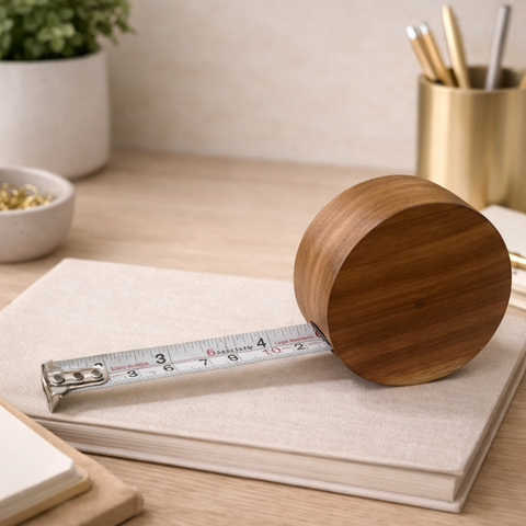 Handcrafted Teak Wood Measuring Tape