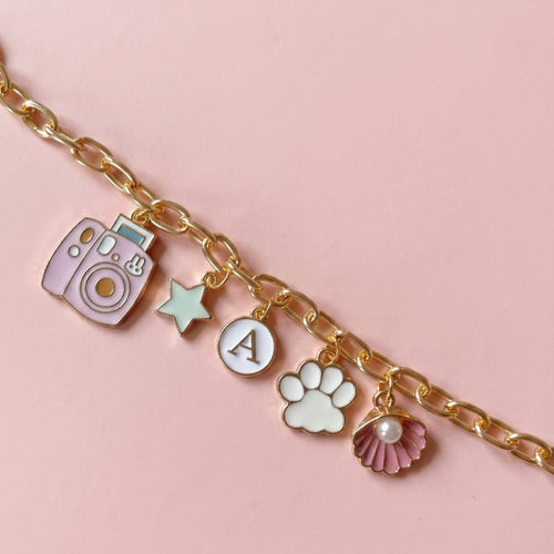 Personalised Enamel Charm Bracelet Rakhi