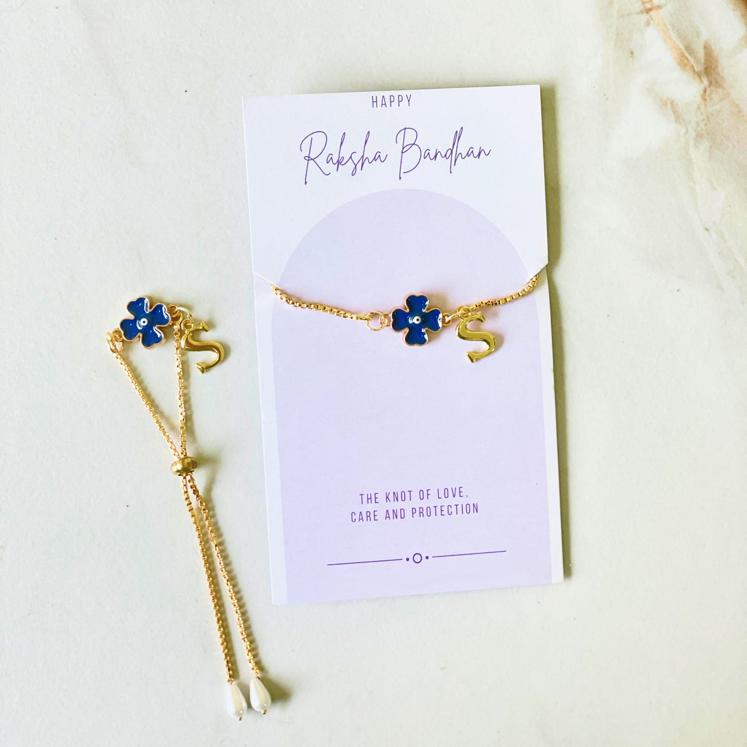 Personalised Adjustable Bracelet Rakhi