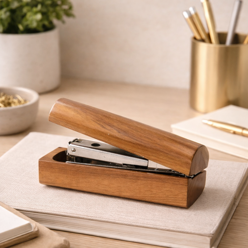 Handcrafted Teak Wooden Stapler