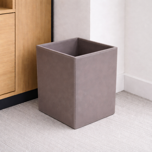 Elan Leather Dustbin/Organiser