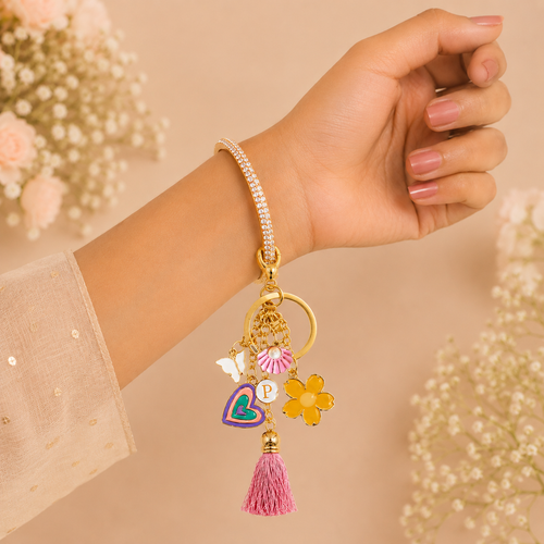 Personalised Charm Keychain | Choose Your Style