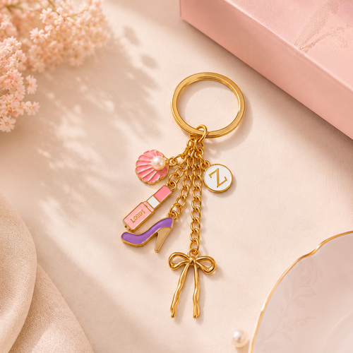 Personalised Fashion Charm Keychain