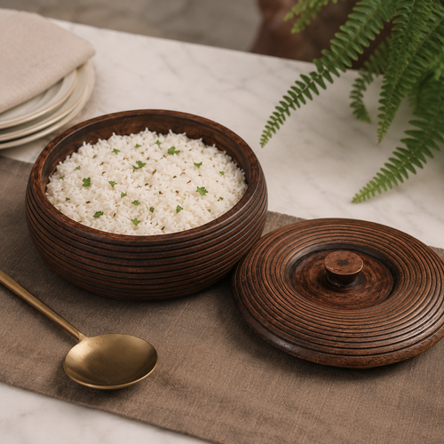 Handcrafted Wooden Roti Box
