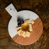 Round Marble & Wood Cheese Board