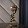 Luxe Leaf Gold Candle Holder