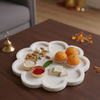 Marble Flower Platter