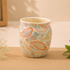 Multicolour Paisley Stoneware Kulhad Cups - Set of 2
