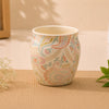 Multicolour Paisley Stoneware Kulhad Cups - Set of 2