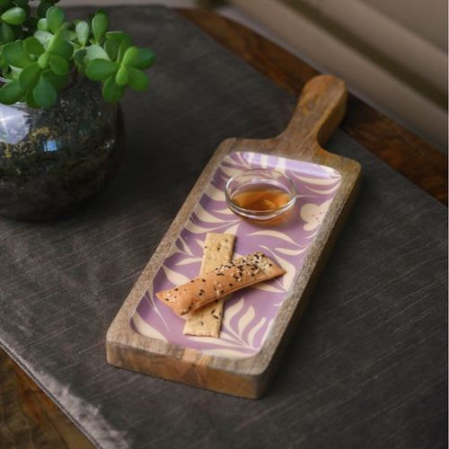 Lavender Fields Wood Platter