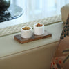Dual Marble Condiment Bowls - Set of 3
