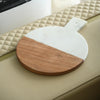 Round Marble & Wood Cheese Board