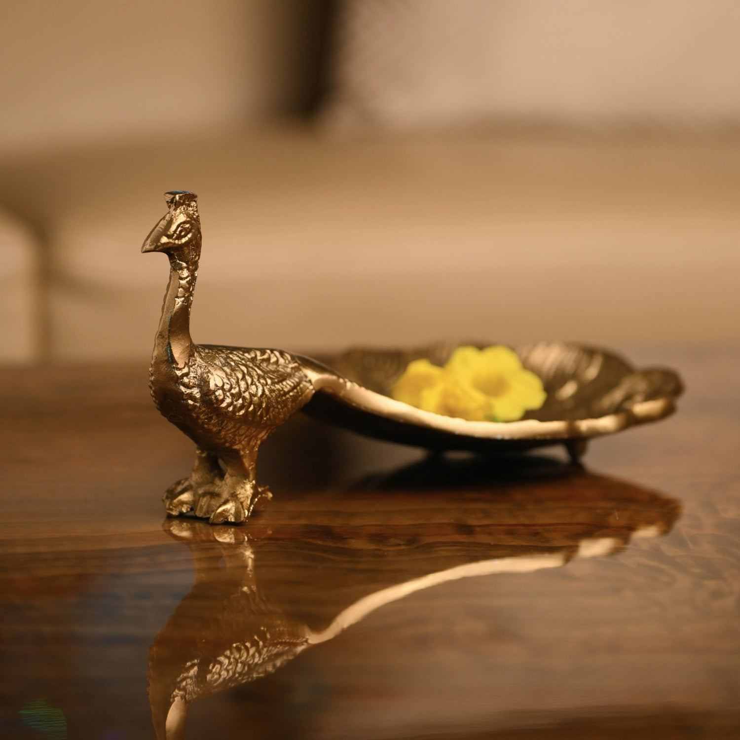 Mayura Brass Tray