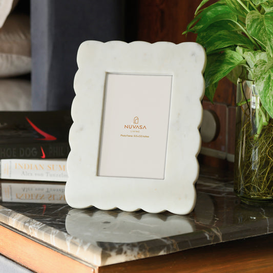 Cloud Marble Photo Frame