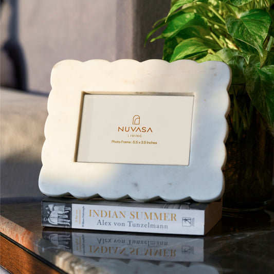 Cloud Marble Photo Frame