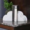 Cloud Marble Bookends