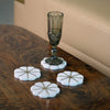 Flora Brass Coaster - Set of 2