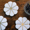 Flora Brass Coaster - Set of 2