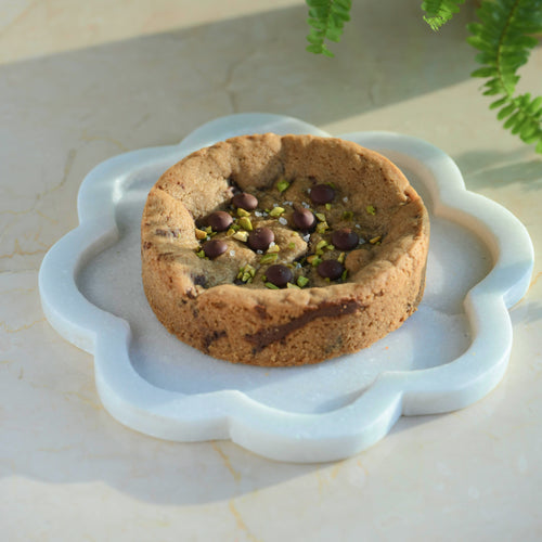 Marble Flower Platter