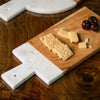 Rectangular Marble & Wood Serving Board