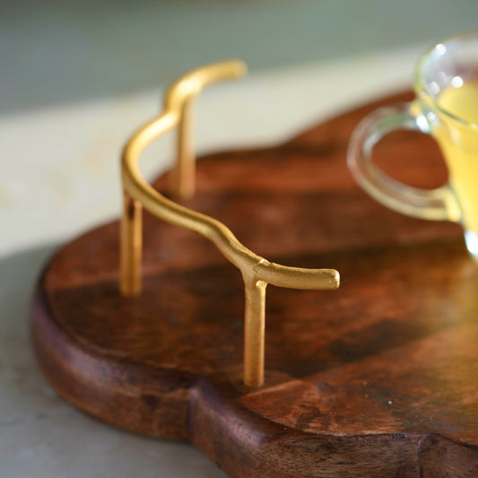 Contour Wooden Organiser Tray