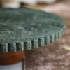 Green Marble Cake Platter