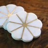 Flora Brass Coaster - Set of 2