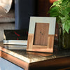 Artisan Inlay Wooden Photo Frame ( (4x6)