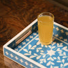 Mughal Floral Inlay Tray