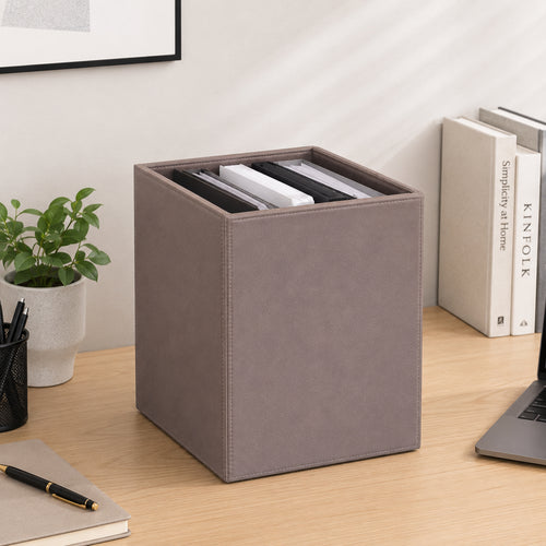 Elan Leather Organiser/Dustbin