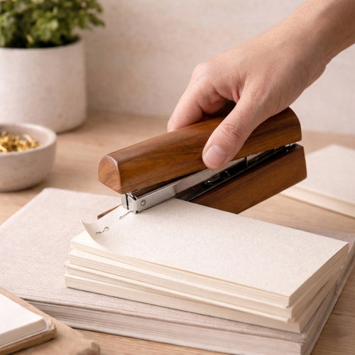 Handcrafted Teak Wooden Stapler