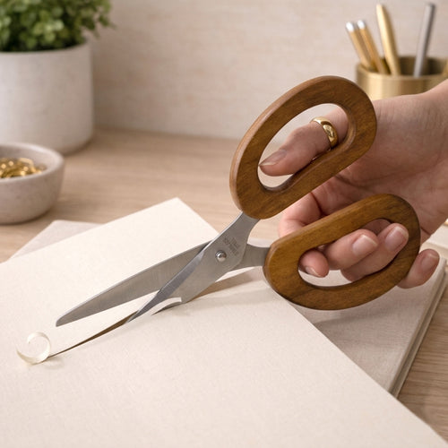 Handcrafted Teak Wood Scissors