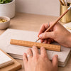 Handcrafted Teak Wood Ruler