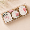 Blushing Blooms Personalised Gift Tag Box - Set of 30